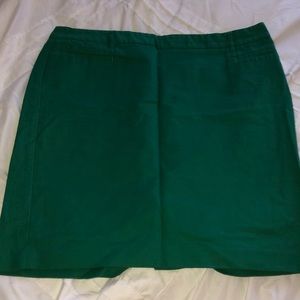 Kelly Green Plus Size Midi Pencil Skirt